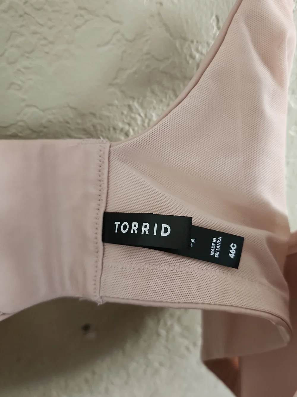 torrid Light Pink T-Shirt Bra
